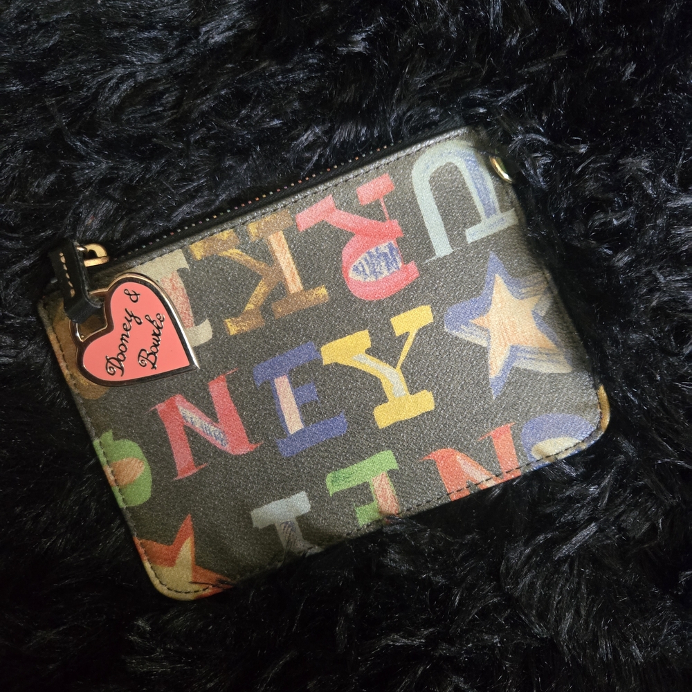 Dooney And Bourke Colorful Letter Pouch